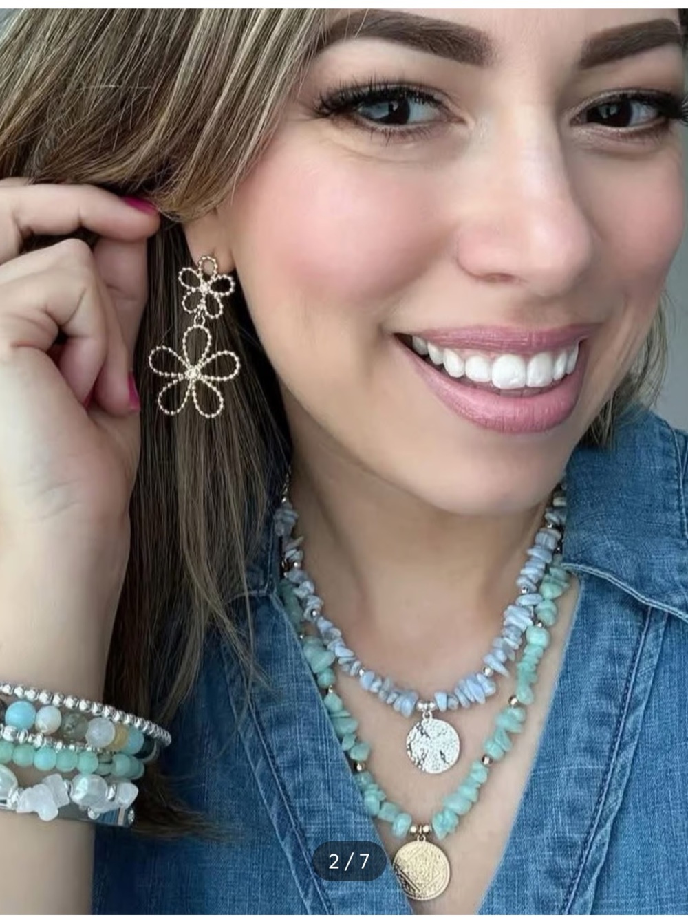 Park Lane Sierra Double-Layer Necklace - Picture 2 of 8